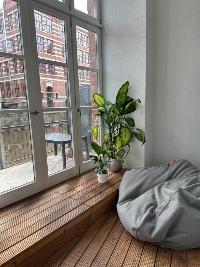 Relax-Wohnung Mit Balkon Ueber Die Weisse Elster Leipzig Extérieur photo