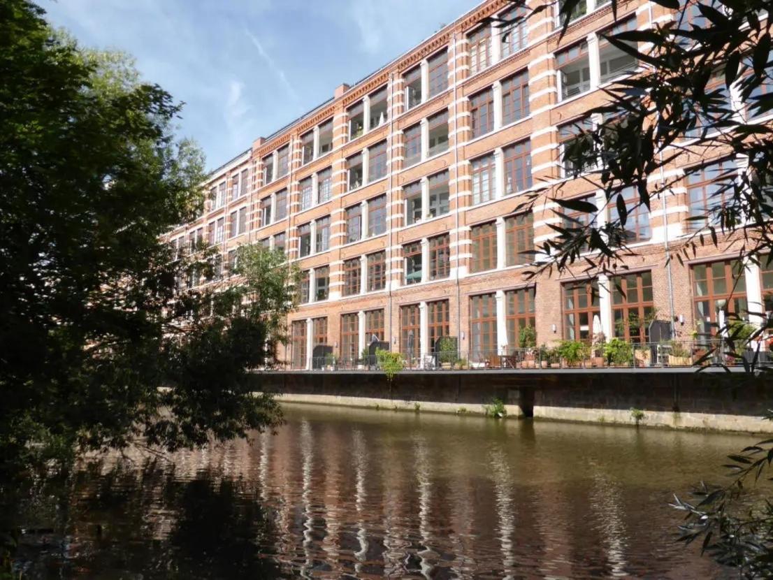 Relax-Wohnung Mit Balkon Ueber Die Weisse Elster Leipzig Extérieur photo
